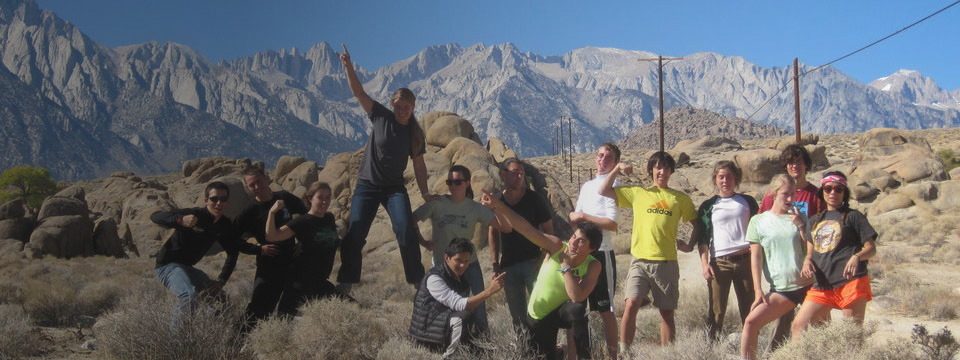 students explore the outdoors on asi poly escapes trips